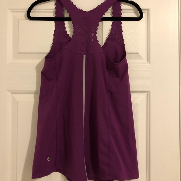 Size 4 LULU Lemon Exercise Shirt - Picture 2 of 2